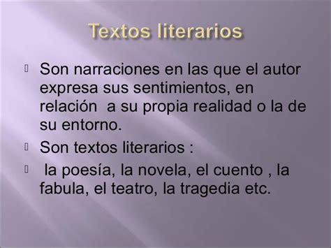 Textos Literarios