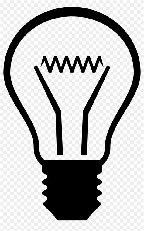 Transparent Png Light Bulb Clipart Transparent Background Rectangle