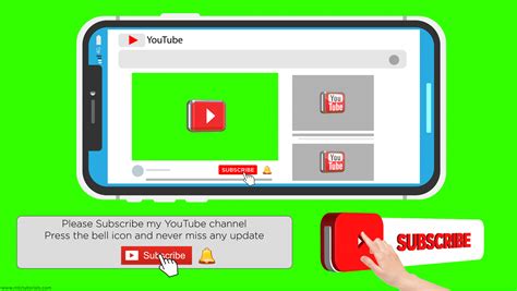 Youtube Subscribe Button And Bell Icon Free Illustrator Template Mtc