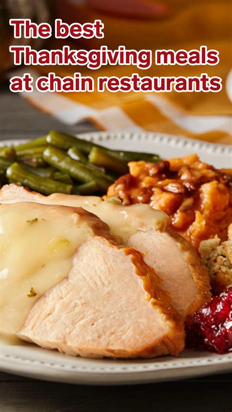 Pre cooked thanksgiving dinner package : 10 of the best Thanksgiving meals served at chain ...