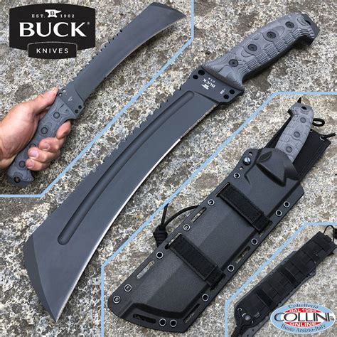 Buck Talon Black Tactical Machete 0808bkx Knife