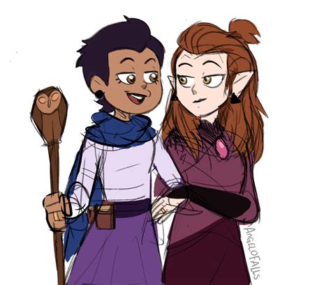Luz And Amity Grown Up By Angelofalls On Deviantart