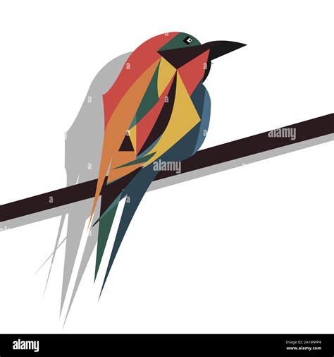 Aves Lindo Cartoon Ilustración Vectorial Wild Animal Zoo Icono