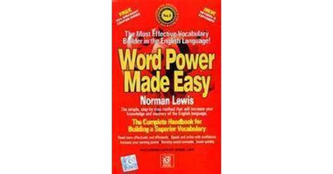 Word Power Made Easy By Norman Lewis — Reviews Discussion Bookclubs