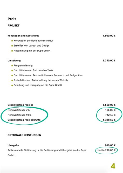 Die regelungen zu reisekosten im steuerrecht kommen mit einigen besonderheiten daher. Bruttobeträge und Mehrwertsteuer ausweisen | Dokumentation ...