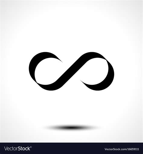 Infinity Symbol Or Logo Design Isolated On White B