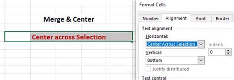 Center Across Selection Vs Merge Center In Excel Office Watch