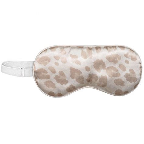 Kitsch Satin Sleep Adjustable Eye Mask Leopard Justmylook