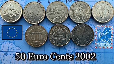50 Euro Cents 2002 My European Union Collection Youtube