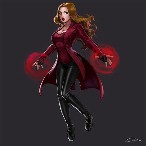 Scarlet Witch By Chairgoh On Deviantart