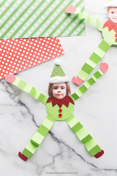 Paper Elf Craft (Free Printable) - The Best Ideas for Kids