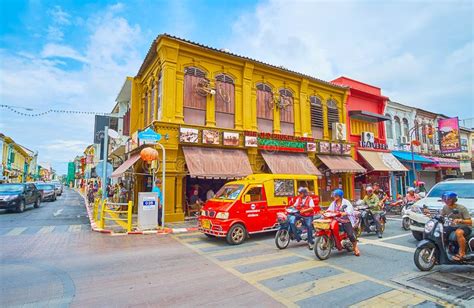 Old Quarter Of Phuket City Thailand Editorial Stock Image Image Of
