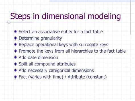 Ppt Dimensional Modeling Powerpoint Presentation Free Download Id