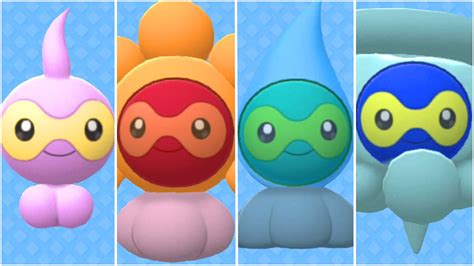 Full Castform Types Team Shiny Castform Snowy Sunny Rainy Every