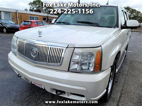 Used 2004 Cadillac Escalade Awd For Sale In Fox Lake Il 60020 Fox Lake