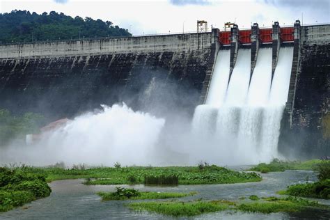 Landscape Of Dam Release Water Overflow 20113274 Stock Photo At Vecteezy