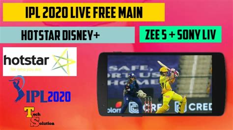 How To Watch Ipl 2020 Live And Disney Hotstar Show In Free Ipl Free