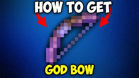 How To Get God Bow In Minecraft God Bow Youtube