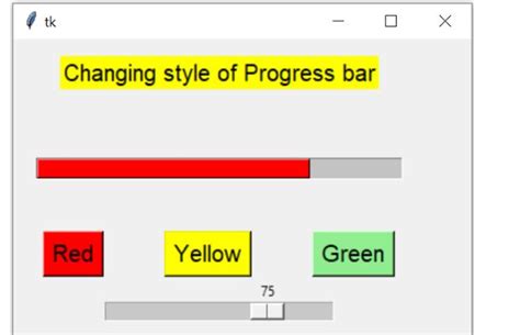 Python Tkinter Gui Progressbar To Show Progress Of A Process With