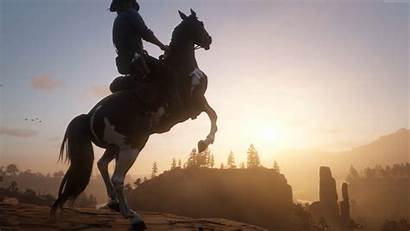 Redemption Dead Rdr2 4k Screenshot Games Horse
