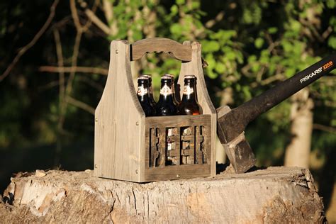 Beer Carrier Beer Caddy Beer Box 6 Pack Holder Wood Beer Caddy Beer