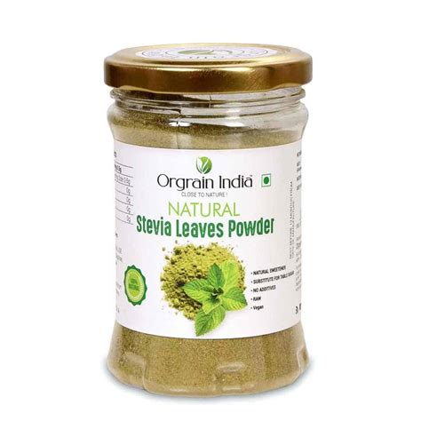 Organic Stevia Leaves Powder 100 Gms Natural Sweetner