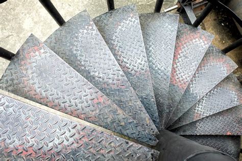 Diamond Stairs Steps Custom Stair Pan Ny Omni Steel Supply
