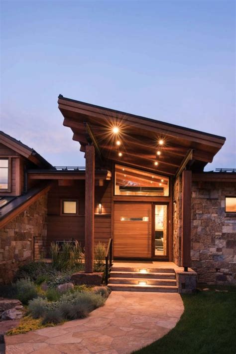 Elegant Mountain Contemporary Home In Colorado Radiates With Warmth