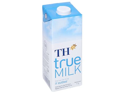 Sữa tươi tiệt trùng TH true MILK ít đường 1 lit VNCMART