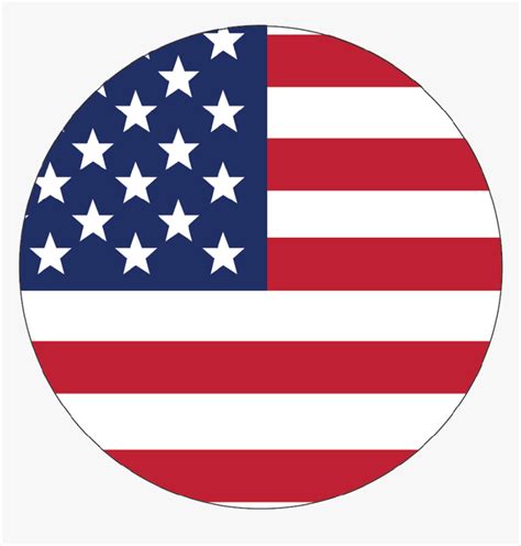 American Flag Circle Transparent