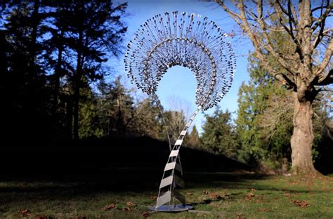 Watch As Anthony Howe Creates A Massive Kinetic Wind Sculpture Boing Boing