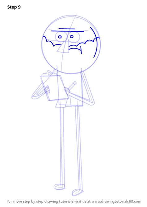 Step By Step How To Draw Benson From Regular Show