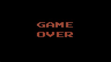 Wallpaper Video Games Text Logo Game Over Brand Number