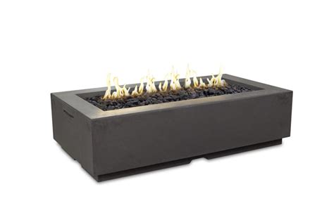 But they also come in attractive finishes that add elegance to your home. 56" x 30" Louvre Rectangle Fire Pit - American Fyre Designs