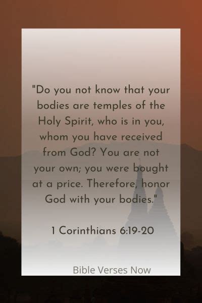60 Insightful My Body Is A Temple Bible Verses