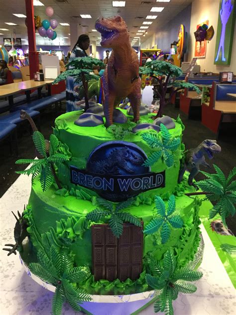 Jurassic World Birthday Cake Topper Cakeyoulove