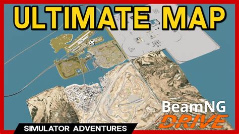 Beamng Ultimate Map 5 Maps Merged Into 1 Youtube