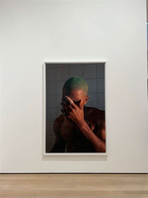 Frank Oceans Blonde Album Cover By Wolfgang Tillmans At The MoMA In