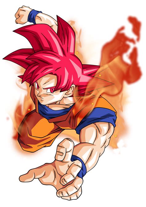 Goku Super Saiyan God By Bardocksonic On Deviantart In 2020 Goku