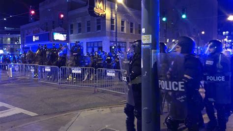 Officers Flood The Streets During Second Saturday Night Protest In Memphis