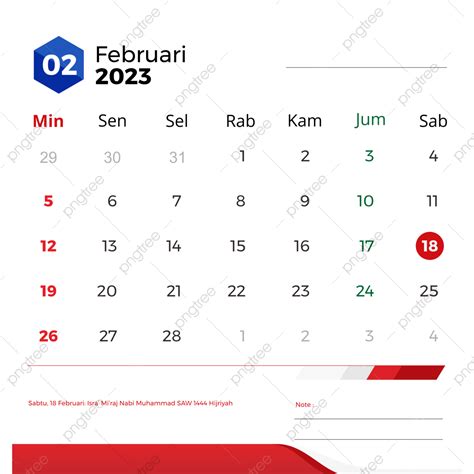 Kalender Februari 2023 Lengkap Dengan Tanggal Merah Kalender 2023