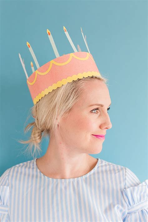 Diy Printable Birthday Crown Diy Birthday Crown Birthday Crown Birthday Cake Crown