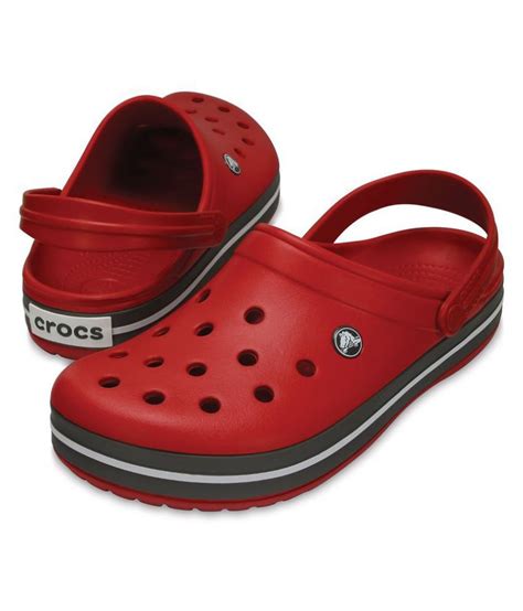 Crocs Relaxed Fit Crocband Red Croslite Floater Sandals Buy Crocs
