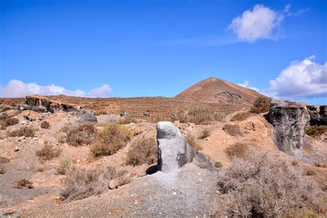 Landscape In Tropical Volcanic Canary Islands Spain Stock Image Image