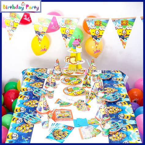 Cartoon Birthday Theme Party Supplies Set Find Complete Details About