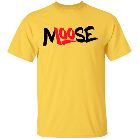 Moosecraft Merch Yellow Classic Moose 100 T Shirt