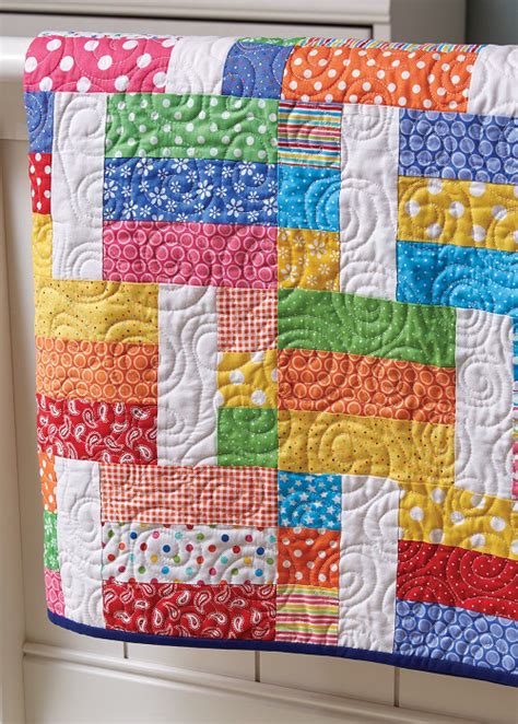 Pull Out Your Brightest Fabrics For This Easy Quilt Quilting Digest