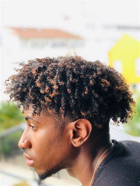 Natural Curls For Black Men