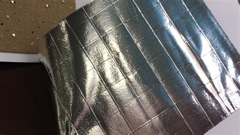 Double Side Aluminum Reflective Foil Aluminum Barrier Foil Scrim Kraft