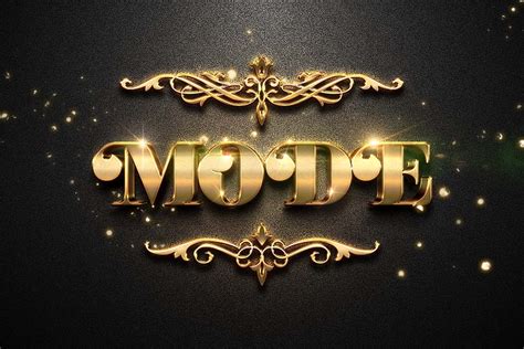 Free Vintage Style Gold Text Effect PSD Download - 99Effects
